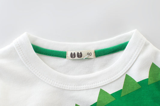 Children’s Long-Sleeve Shirt with Animal Graphic - BagsWorld24