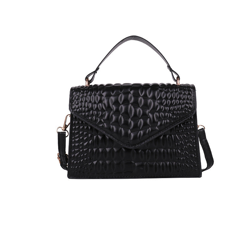 Envelope crossbody bag with chain strap