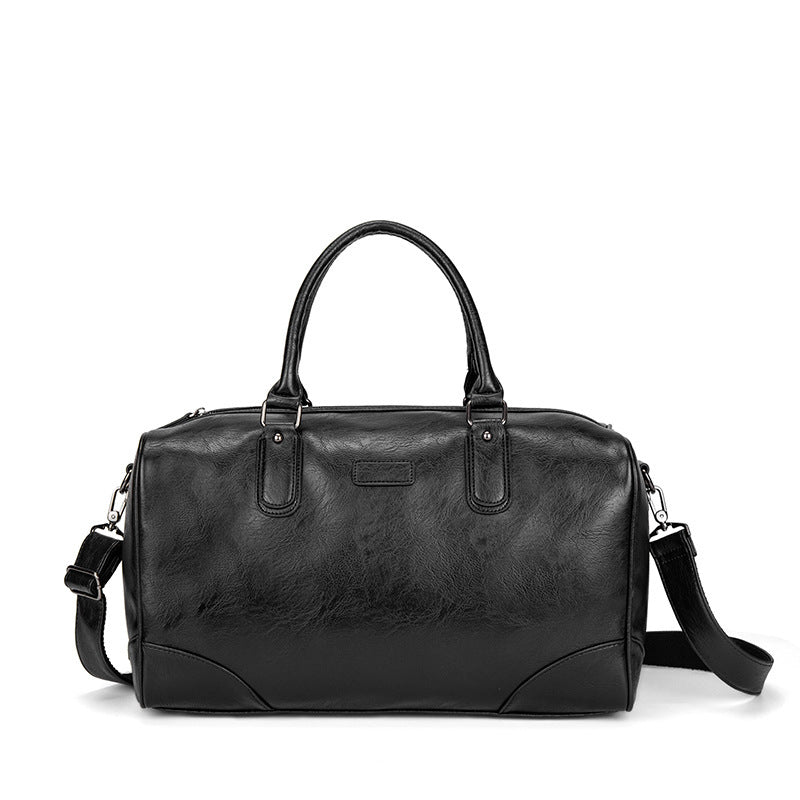 Handbag with detachable shoulder strap