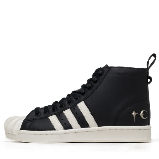 Thug Club x Adidas Superstar Boot Luxe - Core Black/Off White