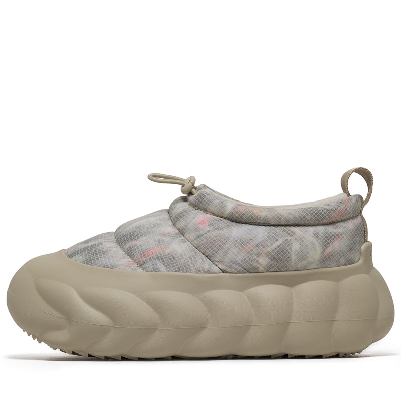 Crocs Overpuff Shorty Translucent - White