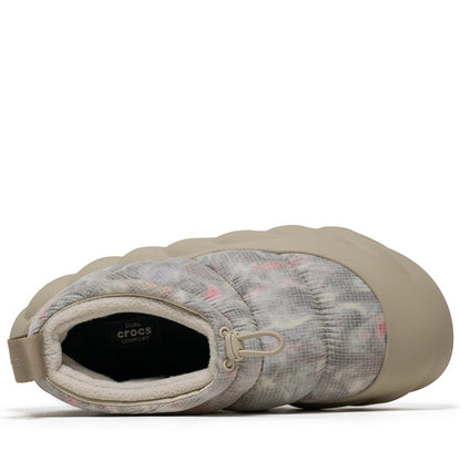 Crocs Overpuff Shorty Translucent - White