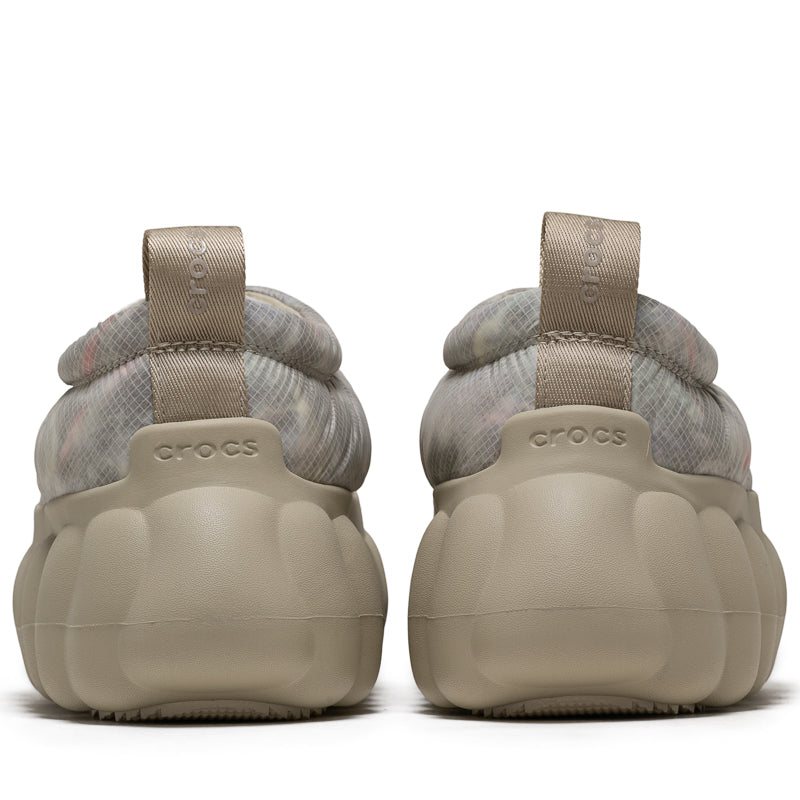 Crocs Overpuff Shorty Translucent - White